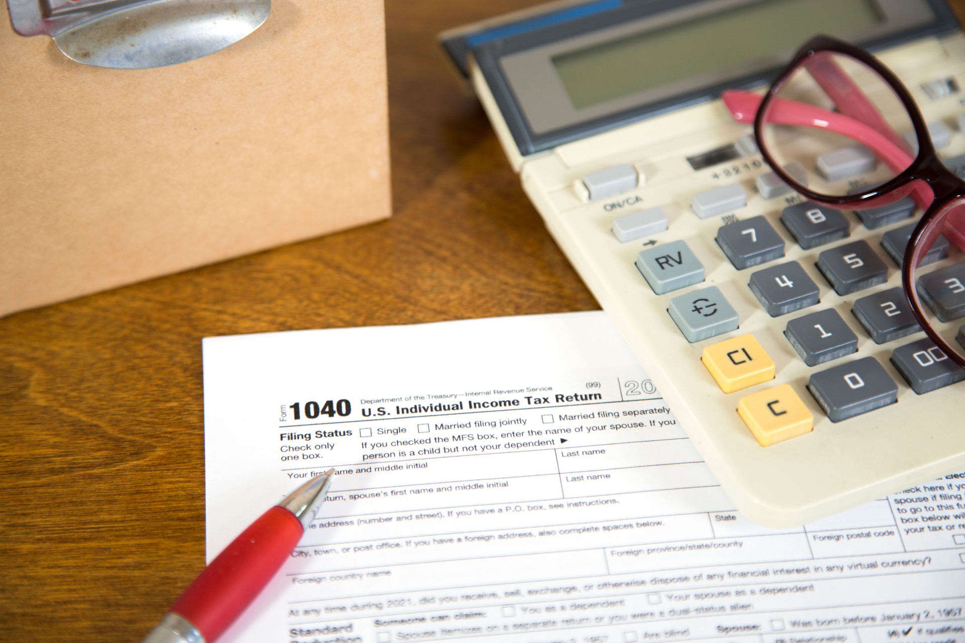 LV United States Annual IRS Income Tax forms.  Tax Preparations.